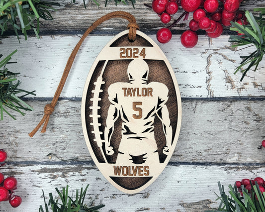 Custom Football Ornament