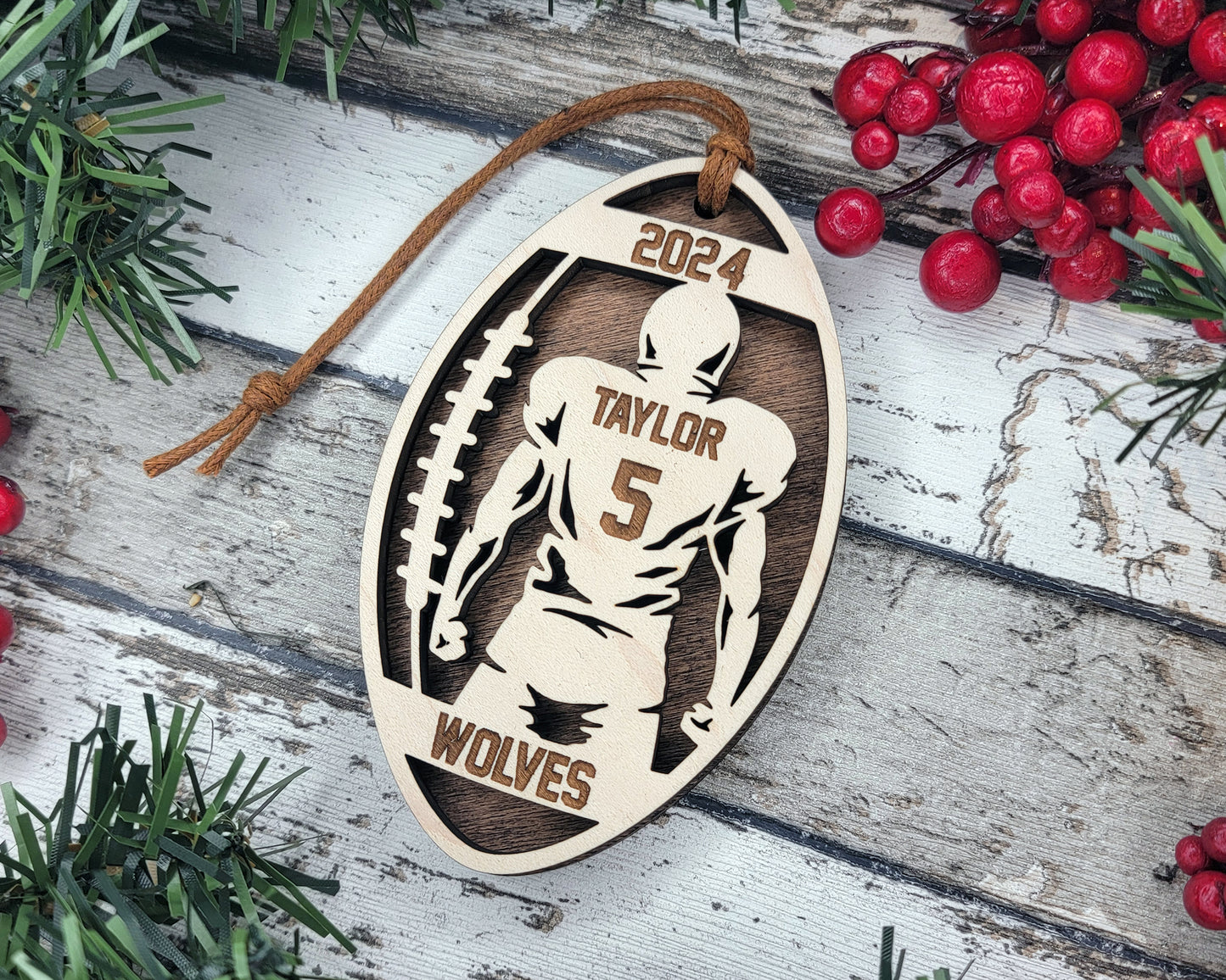 Custom Football Ornament